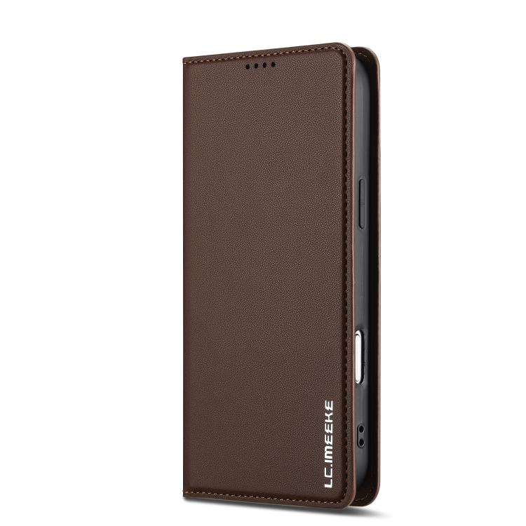 For iPhone 17 Pro Max LC.IMEEKE L1 Series Frosted Fine Texture PU Phone Case