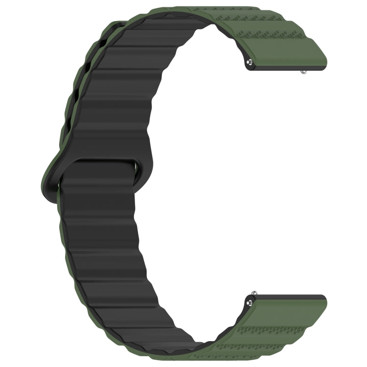 22mm Dotted Loop Magnetic Silicone Watch Band