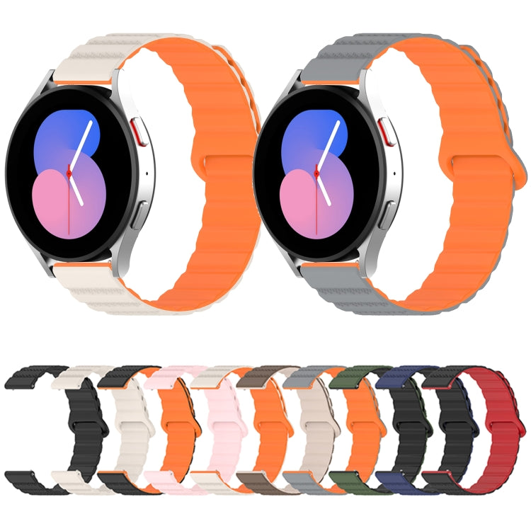22mm Dotted Loop Magnetic Silicone Watch Band