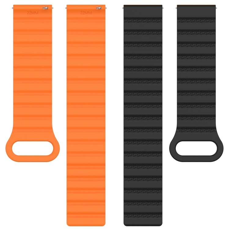 22mm Dotted Loop Magnetic Silicone Watch Band