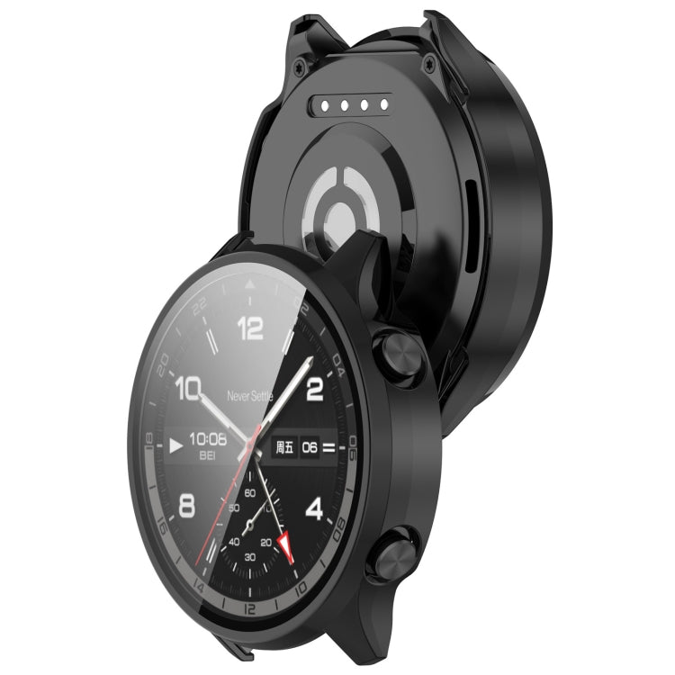 For OnePlus Watch 2R PC + Tempered Film Integrated Watch Protective Case