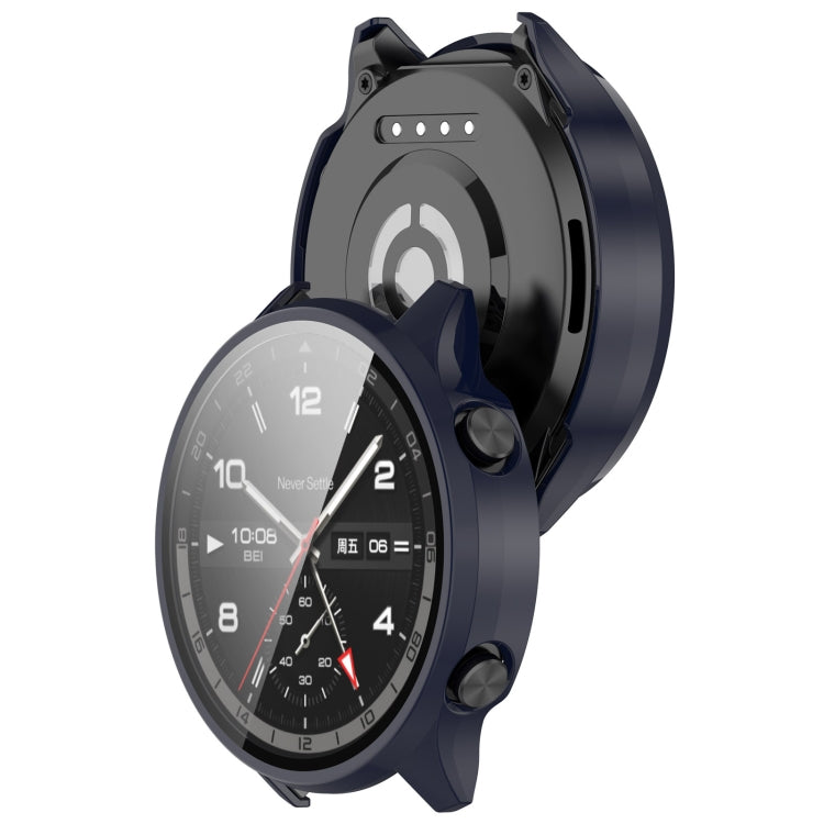 For OnePlus Watch 2R PC + Tempered Film Integrated Watch Protective Case