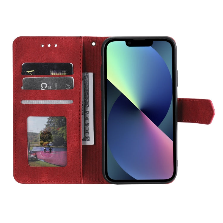 For iPhone 16 Pro Nail Skin Feel Stitching Calf Texture Leather Phone Case