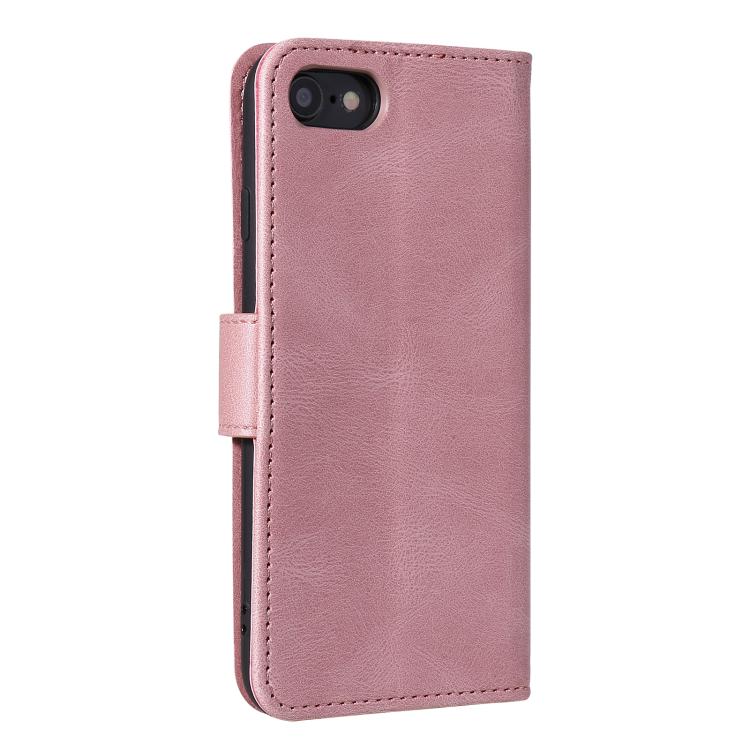 For iPhone 16e / 17e Nail Skin Feel Stitching Calf Texture Leather Phone Case