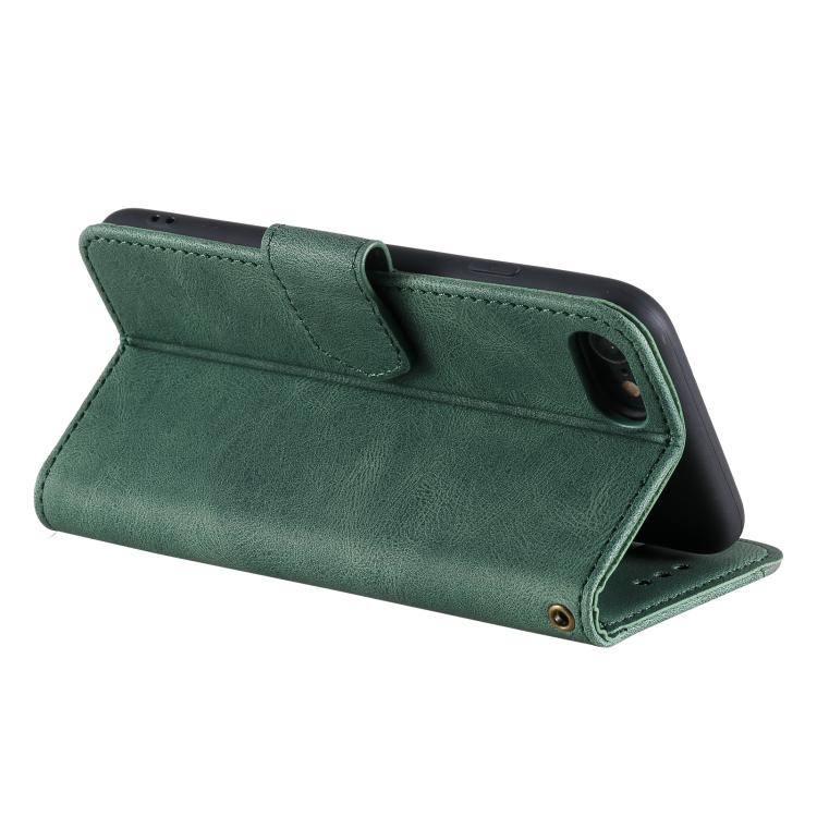 For iPhone 16e / 17e Nail Skin Feel Stitching Calf Texture Leather Phone Case