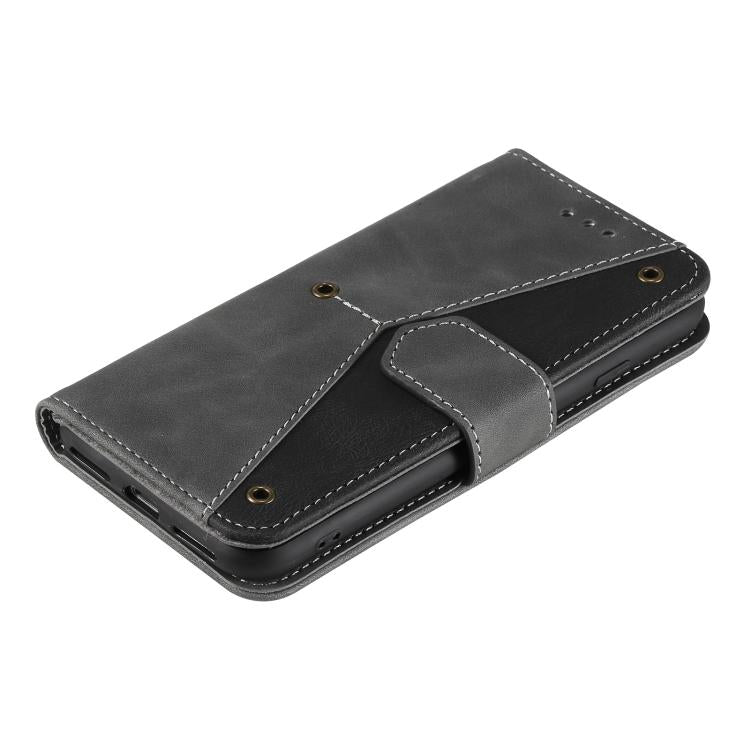 For iPhone 16e / 17e Nail Skin Feel Stitching Calf Texture Leather Phone Case
