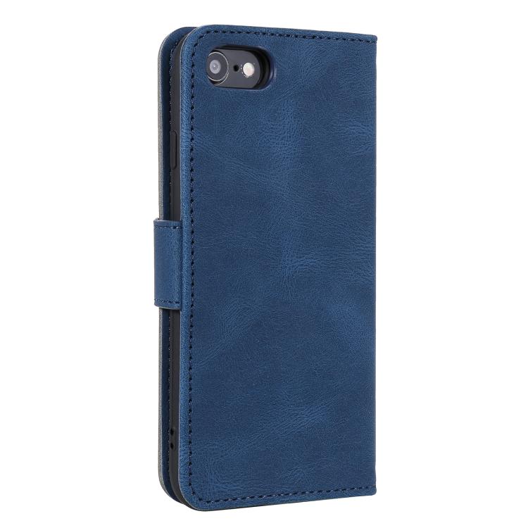 For iPhone 16e / 17e Nail Skin Feel Stitching Calf Texture Leather Phone Case