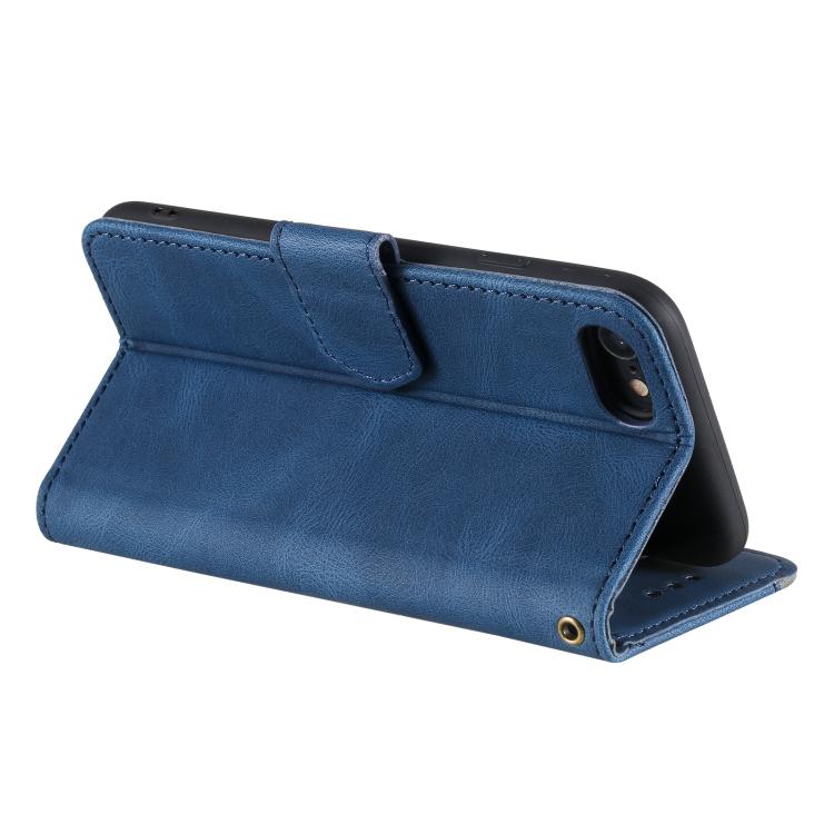 For iPhone 16e / 17e Nail Skin Feel Stitching Calf Texture Leather Phone Case