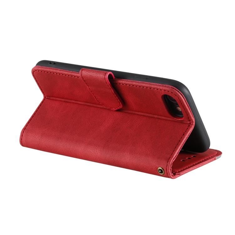 For iPhone 16e / 17e Nail Skin Feel Stitching Calf Texture Leather Phone Case