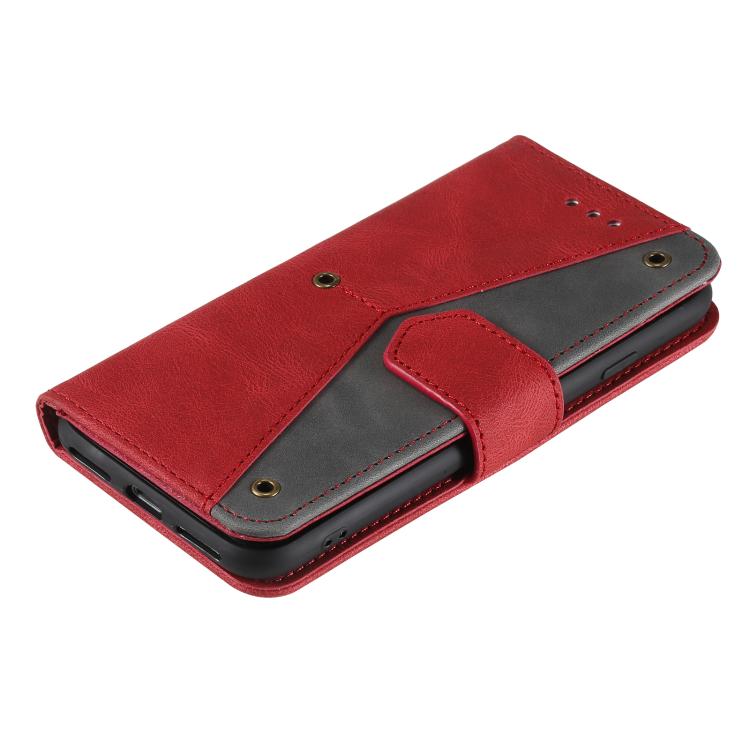 For iPhone 16e / 17e Nail Skin Feel Stitching Calf Texture Leather Phone Case