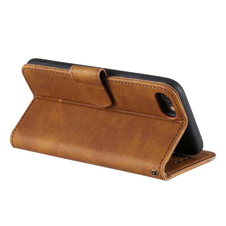 For iPhone 16e / 17e Nail Skin Feel Stitching Calf Texture Leather Phone Case