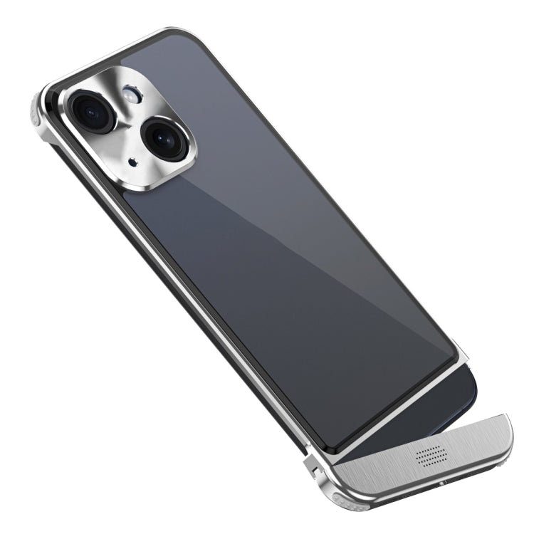 For iPhone 14 Metal Scissor Holder Translucent Aroma Phone Case