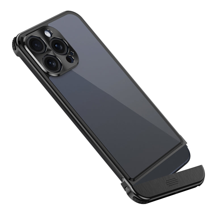 For iPhone 13 Pro Metal Scissor Holder Translucent Aroma Phone Case