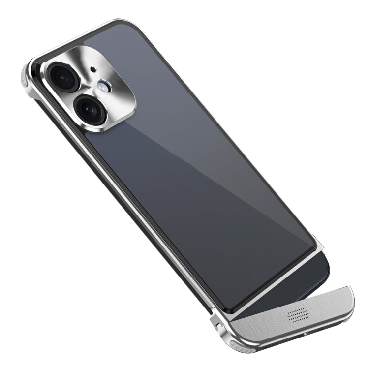 For iPhone 12 Metal Scissor Holder Translucent Aroma Phone Case