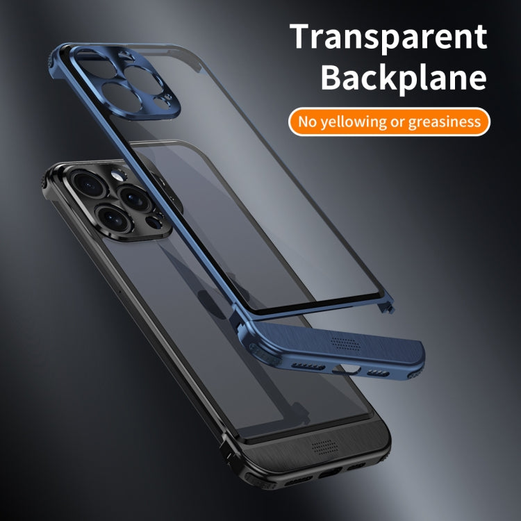 For iPhone 13 Pro Metal Scissor Holder Translucent Aroma Phone Case