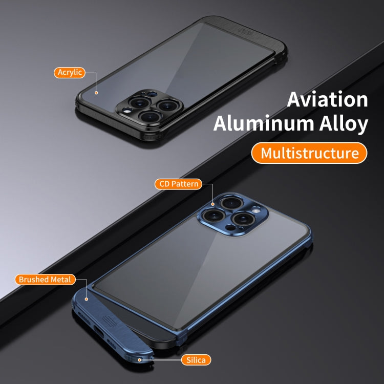 For iPhone 13 Pro Metal Scissor Holder Translucent Aroma Phone Case