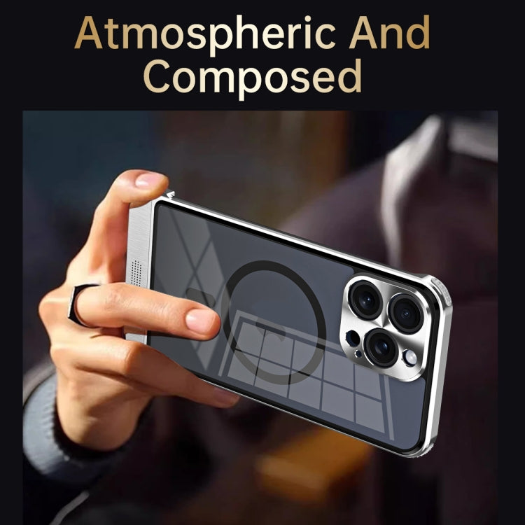 For iPhone 13 Pro Metal Scissor Design Aroma MagSafe Phone Case