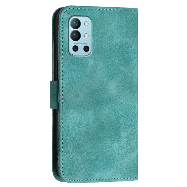 For OnePlus 11 Grid Butterfly Embossed Pattern Flip Leather Phone Case with Lanyard