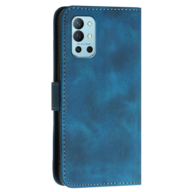 For OnePlus 11 Grid Butterfly Embossed Pattern Flip Leather Phone Case with Lanyard