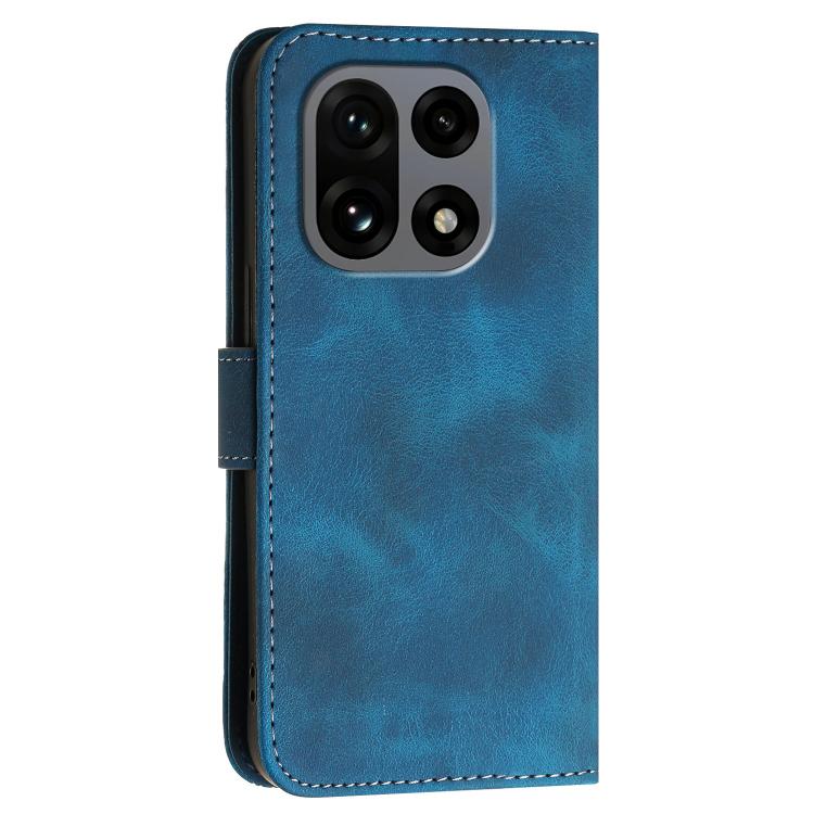 For OnePlus 15 Grid Butterfly Embossed Pattern Flip Leather Phone Case with Lanyard