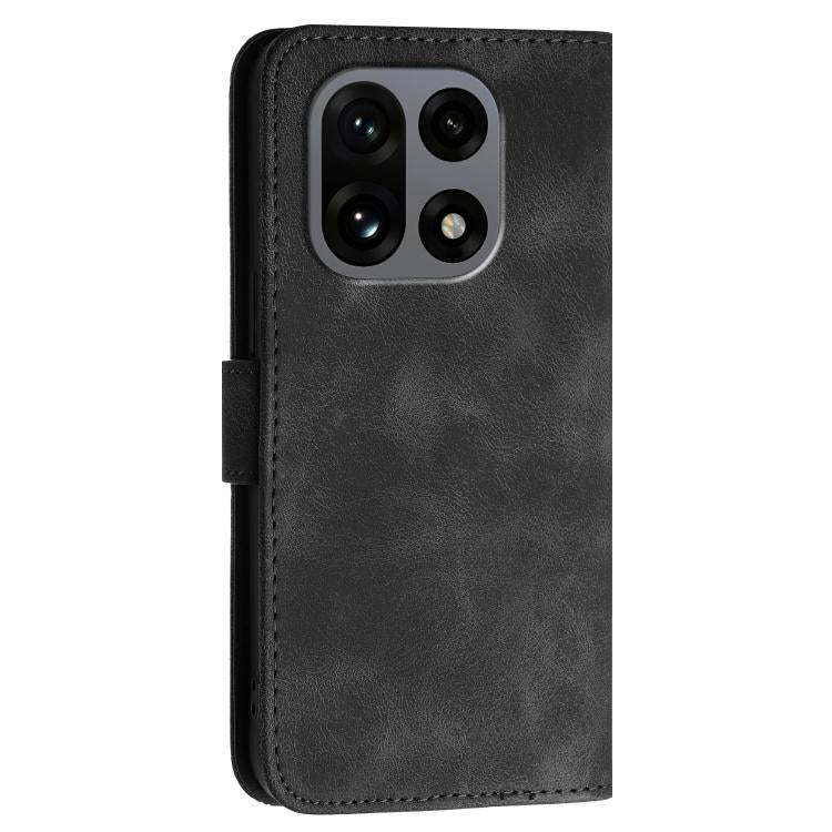 For OnePlus 15 Grid Butterfly Embossed Pattern Flip Leather Phone Case with Lanyard