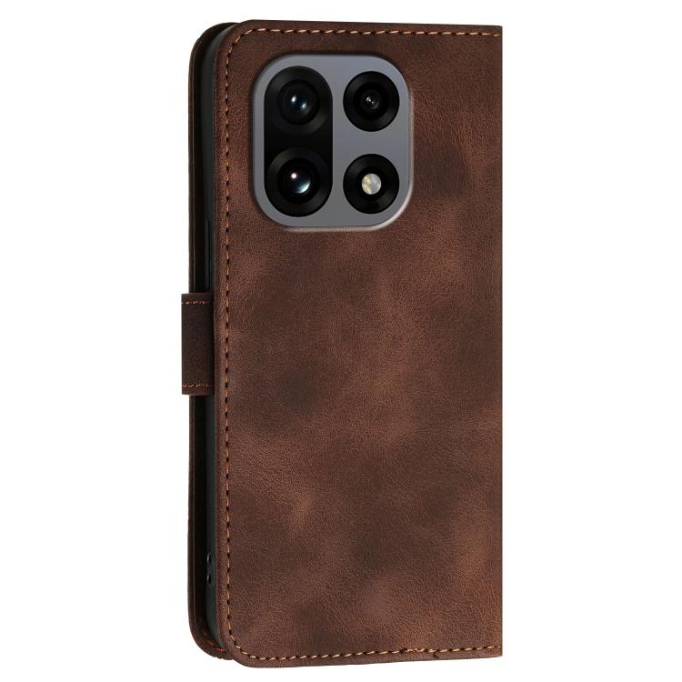 For OnePlus 15 Grid Butterfly Embossed Pattern Flip Leather Phone Case with Lanyard