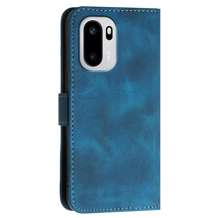 For OnePlus Ace 6 Grid Butterfly Embossed Pattern Flip Leather Phone Case with Lanyard