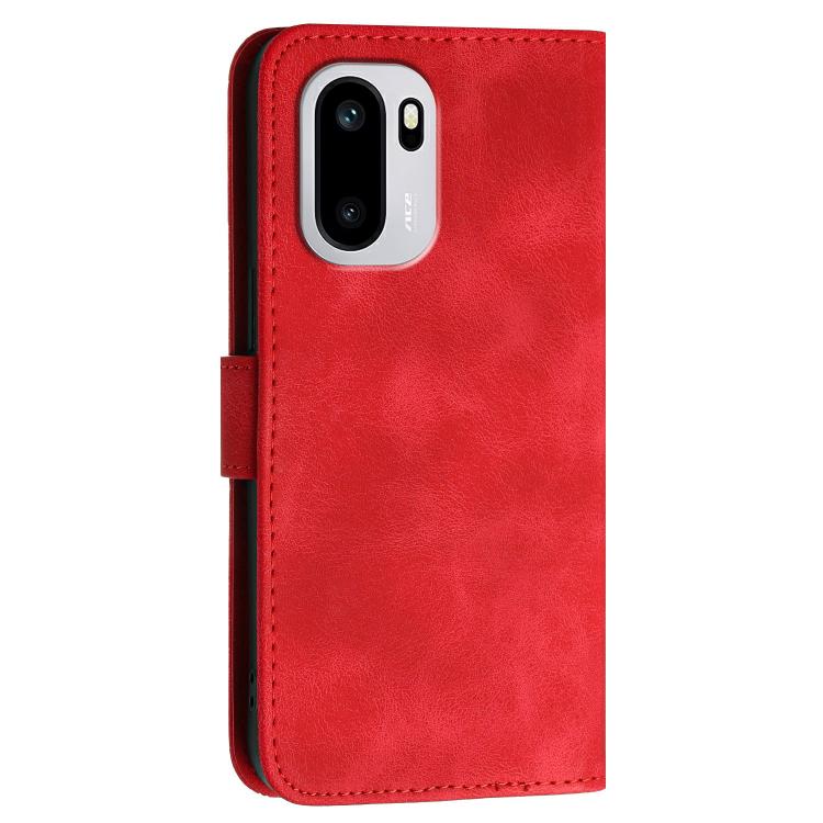 For OnePlus Ace 6 Grid Butterfly Embossed Pattern Flip Leather Phone Case with Lanyard