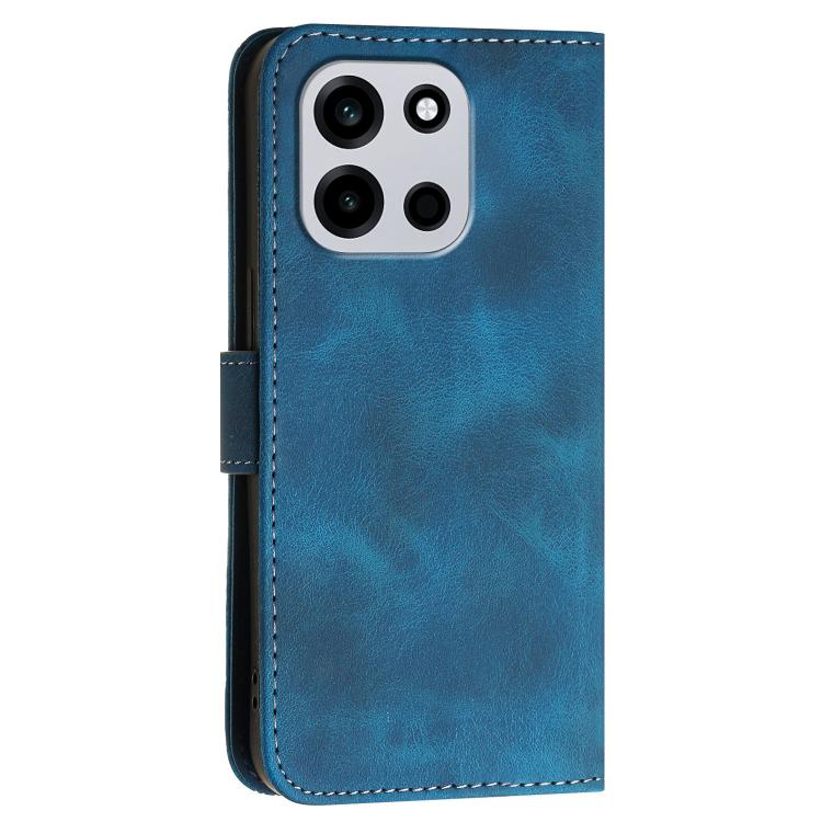 For OnePlus Turbo 6 / 6V Grid Butterfly Embossed Pattern Flip Leather Phone Case with Lanyard