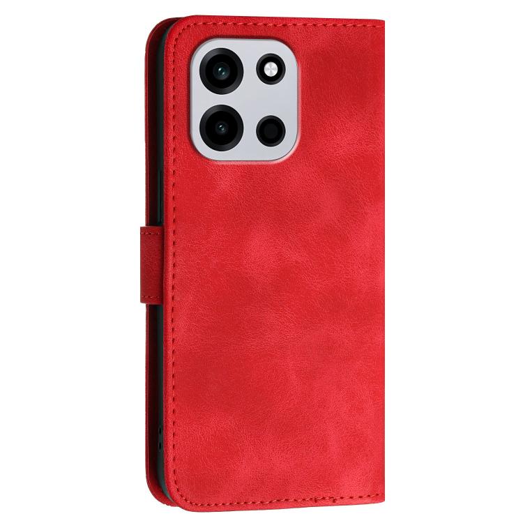 For OnePlus Turbo 6 / 6V Grid Butterfly Embossed Pattern Flip Leather Phone Case with Lanyard