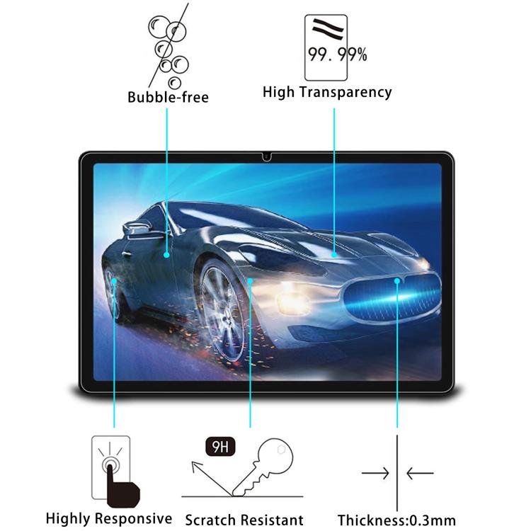 For AvidPad A905 11 9H 0.3mm Explosion-proof Tempered Glass Film