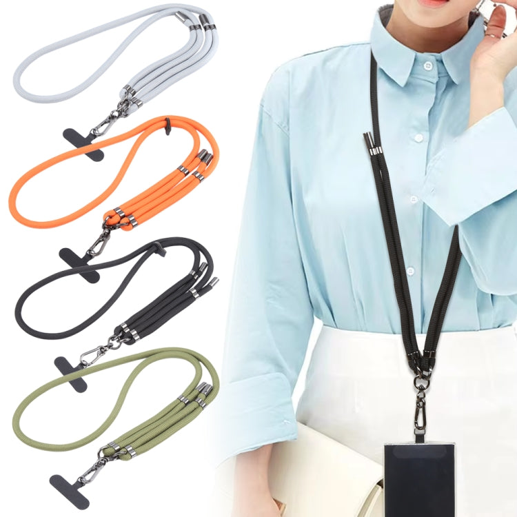 Solid Color Adjustable Mobile Phone Anti-lost Long Lanyard