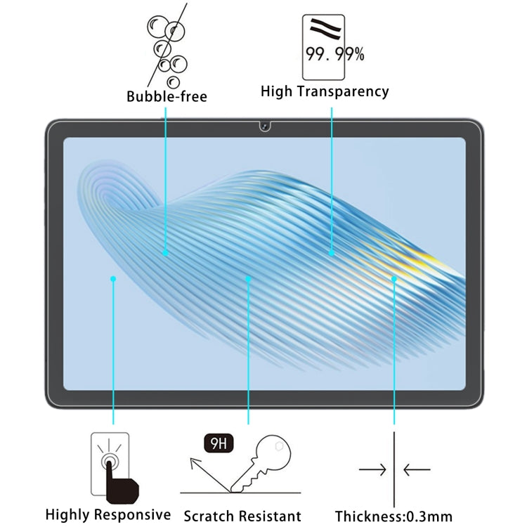 For Cubot Tab 20 10.1 25pcs 9H 0.3mm Explosion-proof Tempered Glass Film