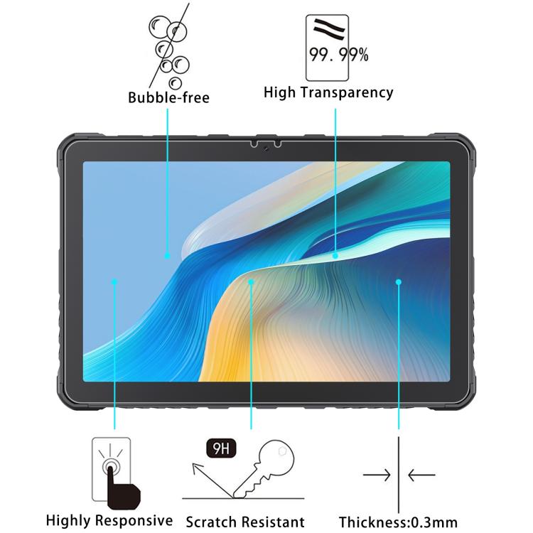 For Cubot Tab Kingkong2 11 inch 25pcs 9H 0.3mm Explosion-proof Tempered Glass Film