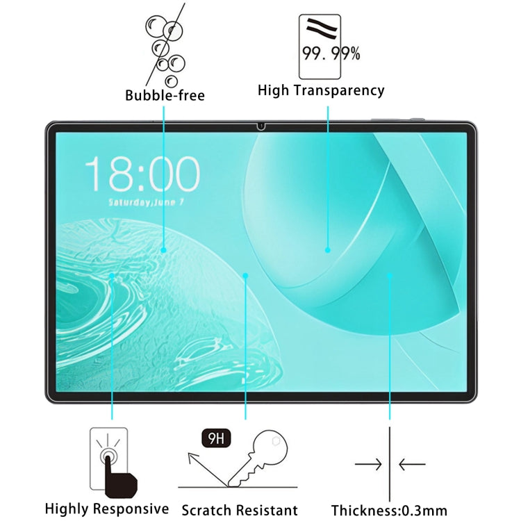 For ODEA S11 10.95 25pcs 9H 0.3mm Explosion-proof Tempered Glass Film