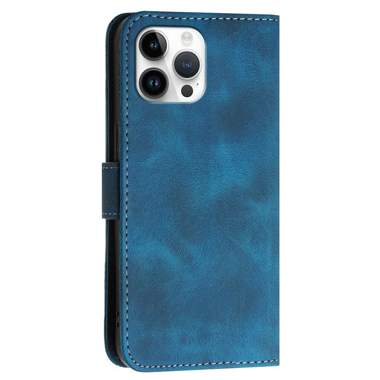 For iPhone 12 Pro Max YX0080 Grid Butterfly Embossed Pattern Flip Leather Phone Case with Lanyard