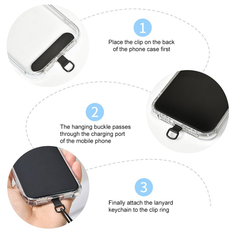 8mm Adjustable Mobile Phone Anti-lost Short Lanyard