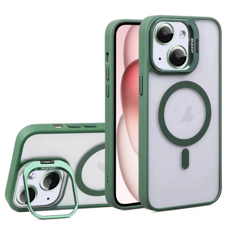 For iPhone 15 U1 Invisible Lens Holder Acrylic + TPU MagSafe Magnetic Phone Case