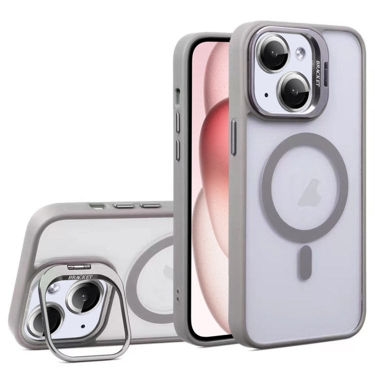 For iPhone 15 U1 Invisible Lens Holder Acrylic + TPU MagSafe Magnetic Phone Case