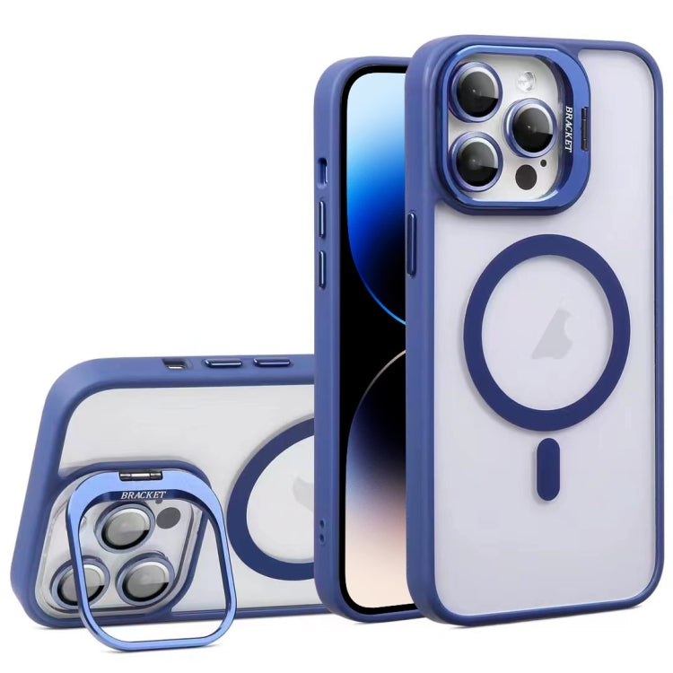 For iPhone 14 Pro Max U1 Invisible Lens Holder Acrylic + TPU MagSafe Magnetic Phone Case