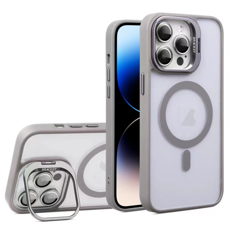 For iPhone 14 Pro U1 Invisible Lens Holder Acrylic + TPU MagSafe Magnetic Phone Case