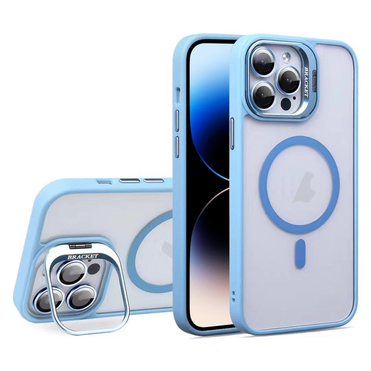 For iPhone 14 Pro U1 Invisible Lens Holder Acrylic + TPU MagSafe Magnetic Phone Case