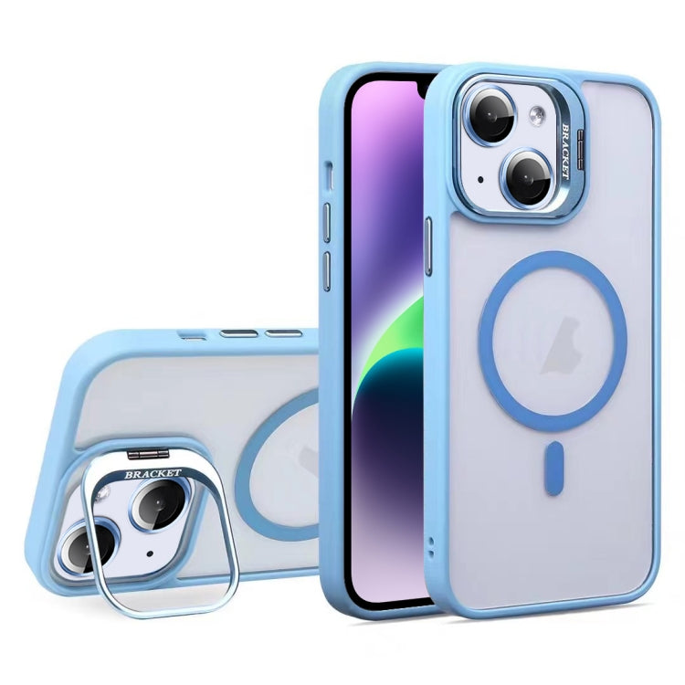 For iPhone 14 U1 Invisible Lens Holder Acrylic + TPU MagSafe Magnetic Phone Case