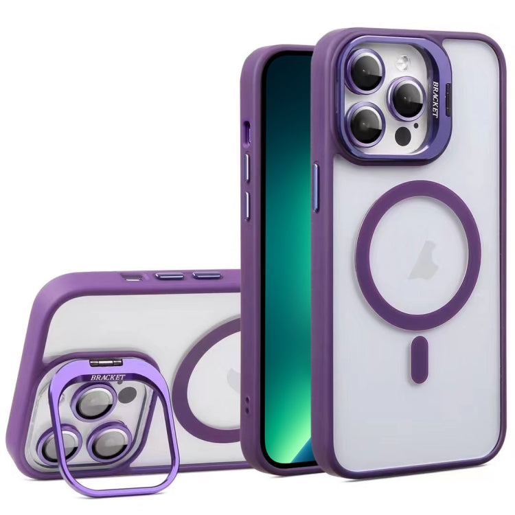 For iPhone 13 Pro Max U1 Invisible Lens Holder Acrylic + TPU MagSafe Magnetic Phone Case