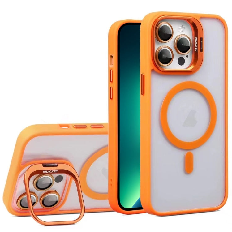 For iPhone 13 Pro Max U1 Invisible Lens Holder Acrylic + TPU MagSafe Magnetic Phone Case