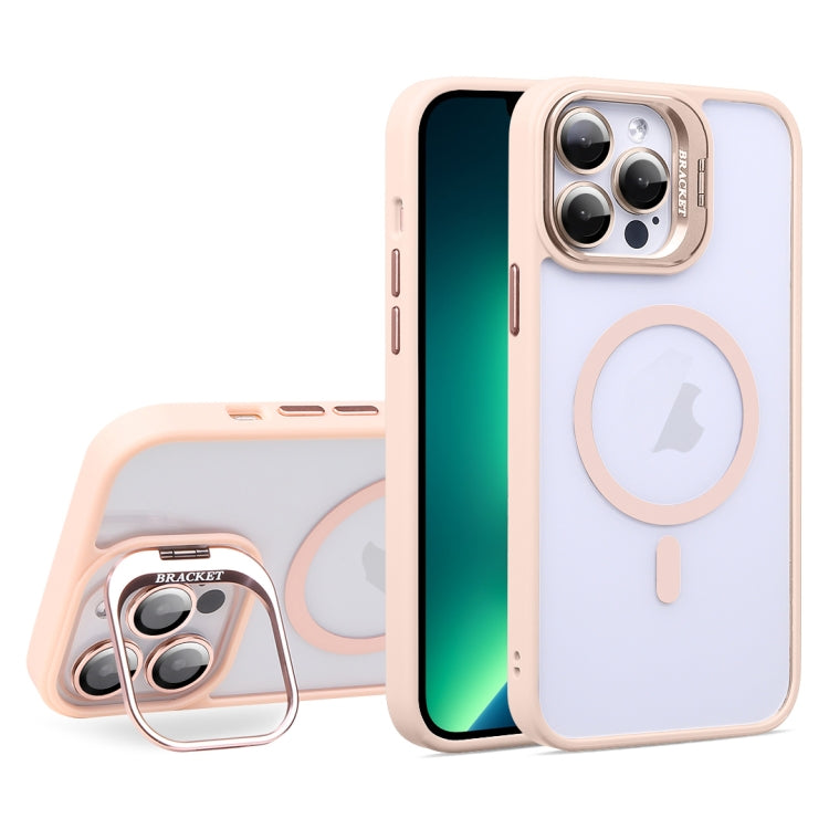 For iPhone 13 Pro Max U1 Invisible Lens Holder Acrylic + TPU MagSafe Magnetic Phone Case