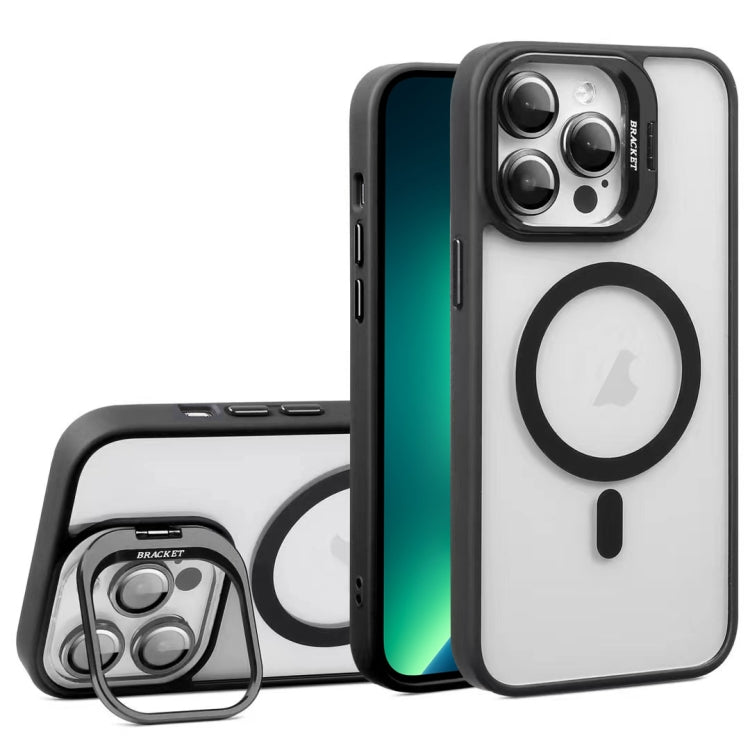 For iPhone 13 Pro Max U1 Invisible Lens Holder Acrylic + TPU MagSafe Magnetic Phone Case