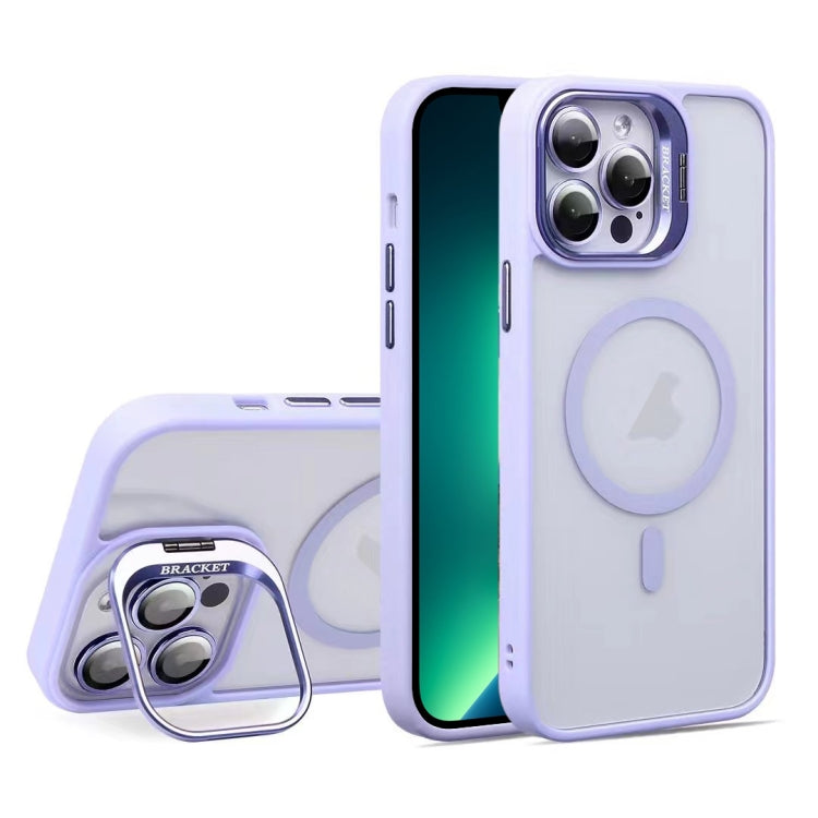 For iPhone 13 Pro Max U1 Invisible Lens Holder Acrylic + TPU MagSafe Magnetic Phone Case