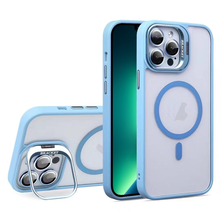 For iPhone 13 Pro Max U1 Invisible Lens Holder Acrylic + TPU MagSafe Magnetic Phone Case