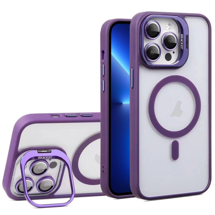 For iPhone 13 Pro U1 Invisible Lens Holder Acrylic + TPU MagSafe Magnetic Phone Case